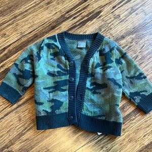 Camo cardigan